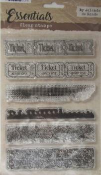 Studiolight, Clear Stamps Tickets and Borders