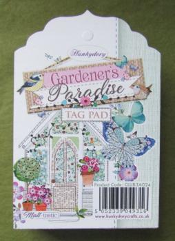 Hunkydory, Tag Pad Gardener`s Paradise