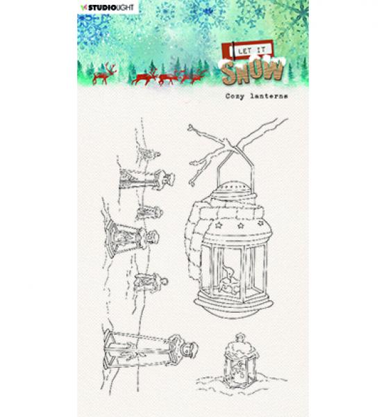 Studiolight, Stempel Cozy lanterns Let it snow nr.266