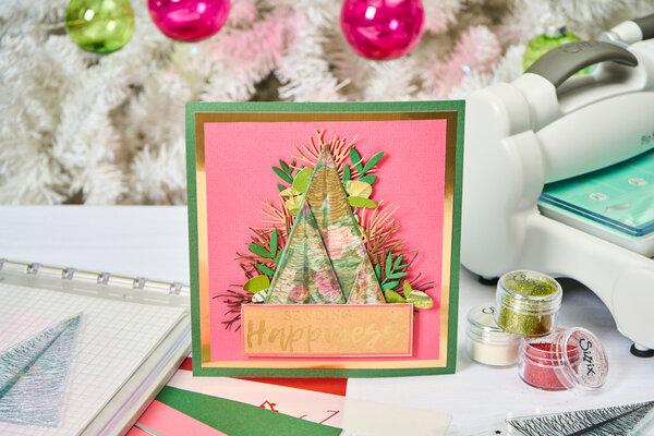 Sizzix, Stamps/Stencil Christmas, Merry & Light