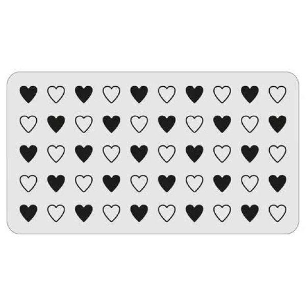 Sizzix, 2D Texture Fades w/ Thinlits Die by Tim Holtz Vault Side Order Love Notes