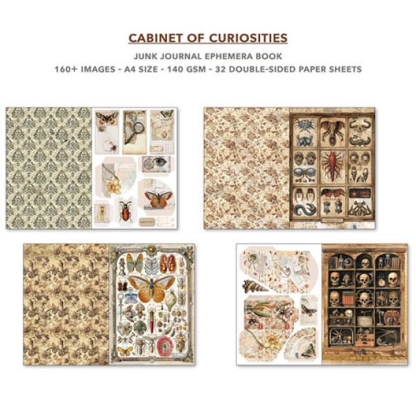 Ciao Bella, Cabinet of Curiosities A4 Junk Journal Ephemera Book