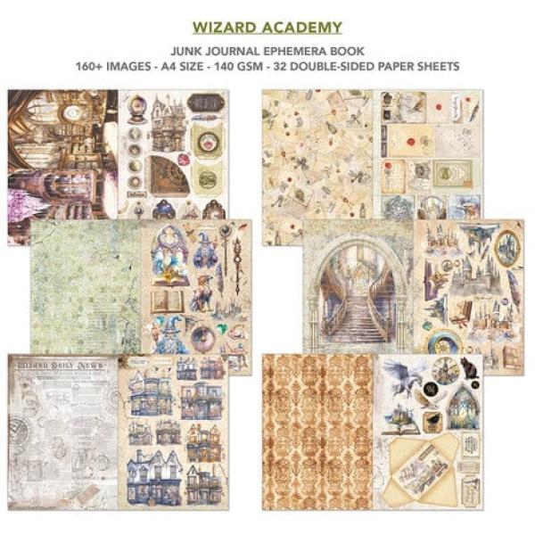 Ciao Bella, Wizard Academy A4 Junk Journal Ephemera Book