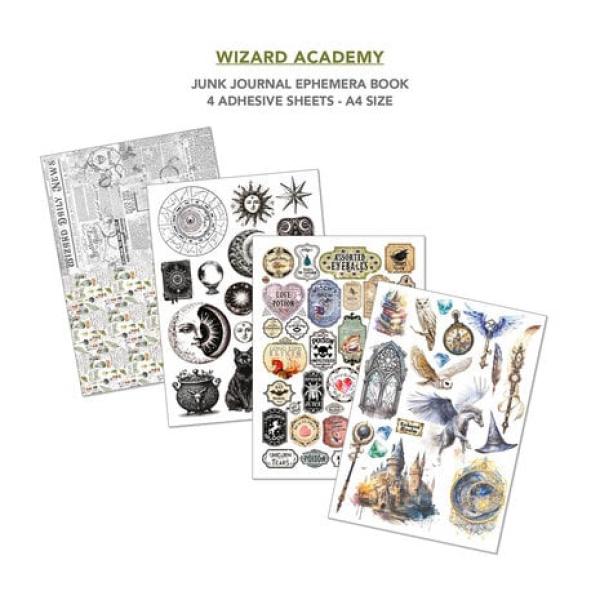 Ciao Bella, Wizard Academy A4 Junk Journal Ephemera Book