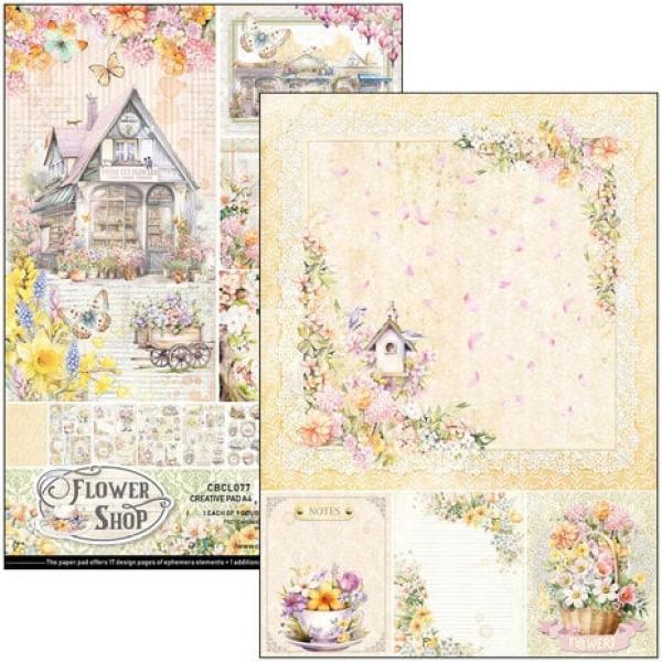 Ciao Bella, Flower Shop A4 Creative Pad