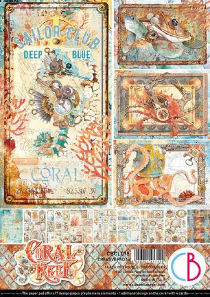 Ciao Bella, Coral Reef A4 Creative Pad