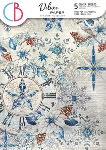 Ciao Bella, Elegance of Blue A4 Deluxe Paper Silver