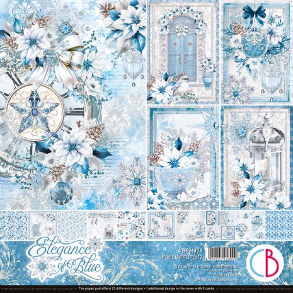 Ciao Bella, Elegance of Blue 12x12 Inch Patterns Pad 2