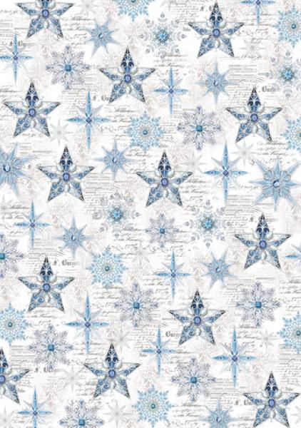 Ciao Bella, Elegance of Blue A4 Vellum Paper Patterns