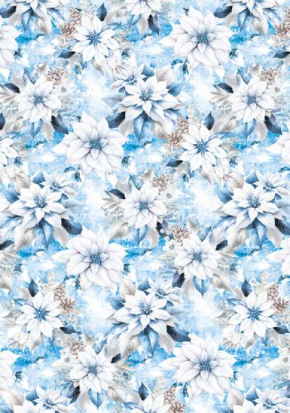 Ciao Bella, Elegance of Blue A4 Vellum Paper Patterns