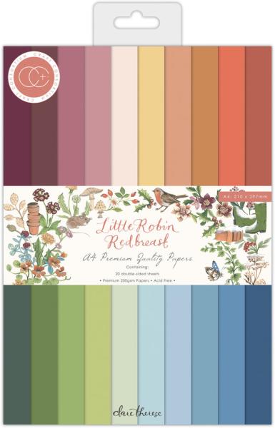 Craft Consortium, Little Robin Redbreast A4 Paper Pad