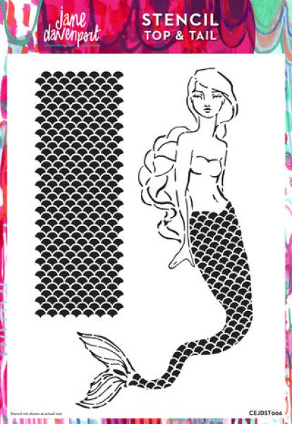 Creative Expressions, Jane Davenport Stencil A4 Top & Tail