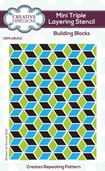 Creative Expressions - Mini Triple Layering Stencil Building Blocks