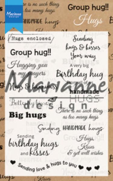 Marianne Design, Clear Stamps Hugs