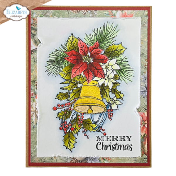 Elisabeth Craft Designs, Joyous Christmas Stamp