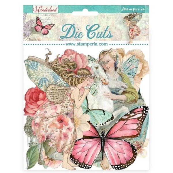 Stamperia, Wonderland Die Cuts Assorted