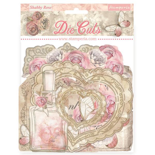 Stamperia, Shabby Rose Die Cuts Assorted