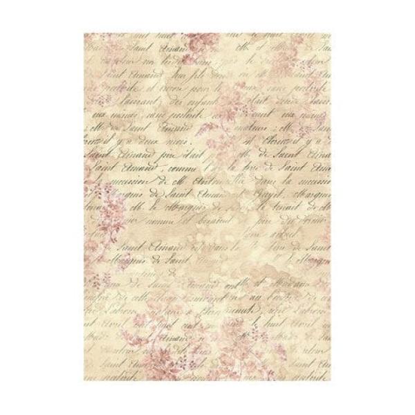 Stamperia, Shabby Rose A6 Rice Paper Backgrounds