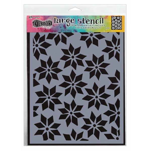 Ranger, Dyan Reaveley Dylusions Stencil L Star Flurry