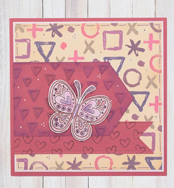 Nellie's Choice, 3D Embossing Folder Triangles