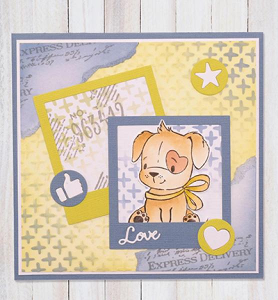 Nellie's Choice, 3D Embossing Folder Plus Signs