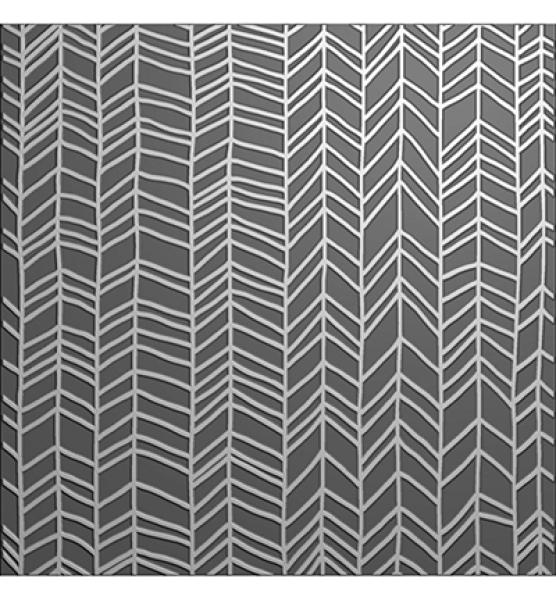 Nellie's Choice, 3D Embossing Folder Chevron