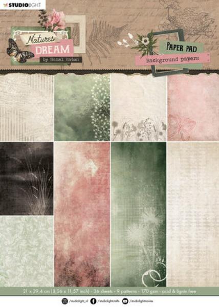 Studiolight • Natures Dream Paper Pad A4 Background Papers