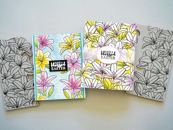 Ranger, Simon Hurley create. Background Stamp Lovely Lilies