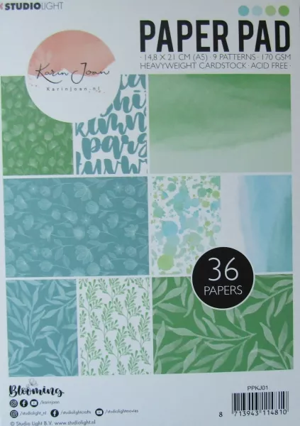 Studio Light Paper Pad Karin Joan Blooming Collection nr.01