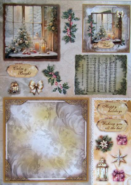 Studiolight • Card making pad Romantic Christmas Essentials nr.11