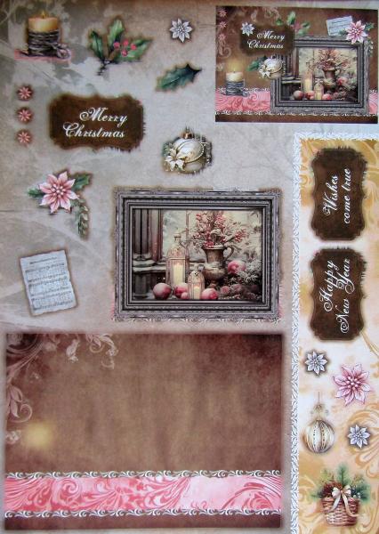 Studiolight • Card making pad Romantic Christmas Essentials nr.11