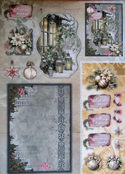 Studiolight • Card making pad Romantic Christmas Essentials nr.11