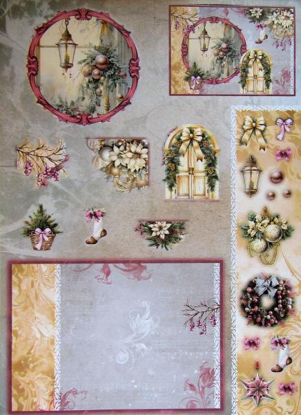 Studiolight • Card making pad Romantic Christmas Essentials nr.11