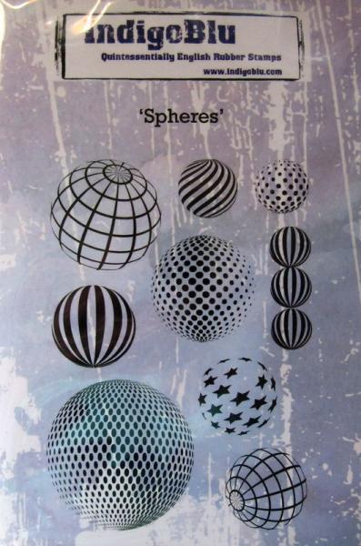 Indigo Blue, Stamp Spheres