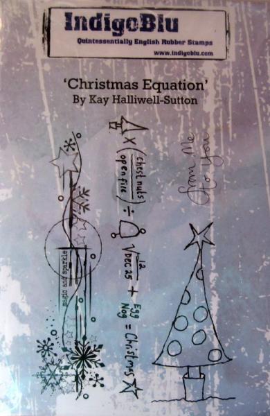 Indigo Blue, Stamp Christmas Equation