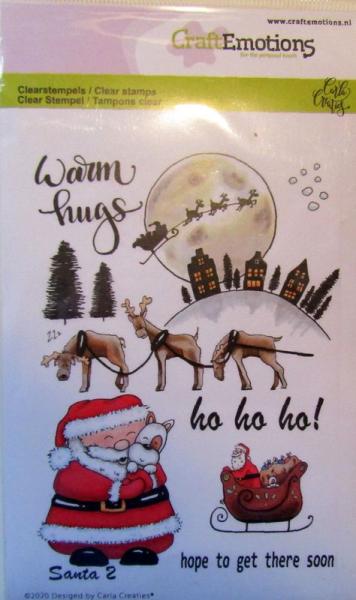 CraftEmotions, Stamps Santa 2