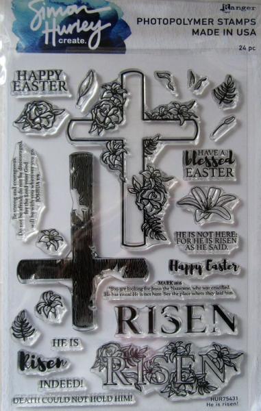 Ranger, Simon Hurley create. Photopolymer Stamps He is risen!