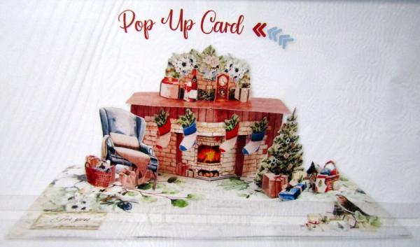 Stamperia, 3D Paper Kit 12x12 Inch Pop Up Card Cozy Winter