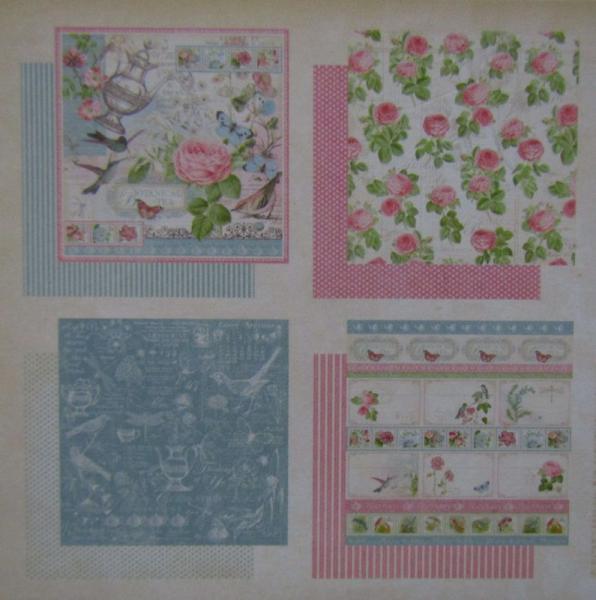 Grahic45, Scrapbook Block Botanical Tea