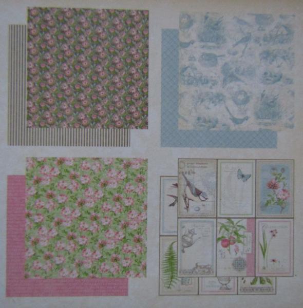 Grahic45, Scrapbook Block Botanical Tea