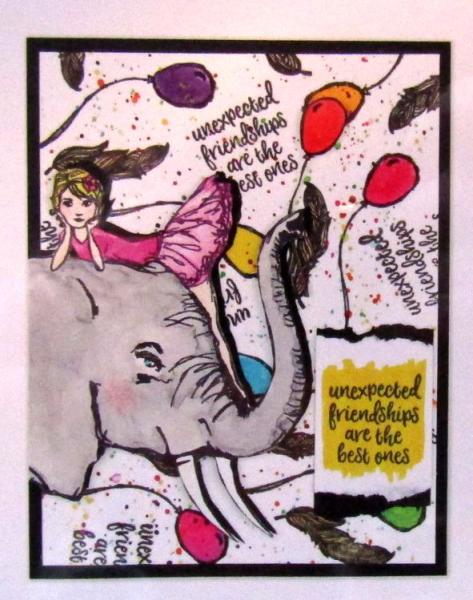 Spellbinders, Jane Davenport Elephant Dream Clear Stamps