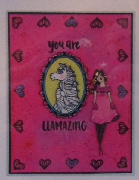 Spellbinders, Jane Davenport Llama Drama Clear Stamps