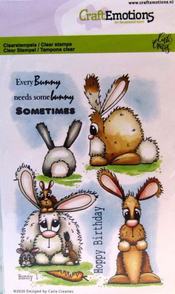 CraftEmotions Stamps Bunny 1