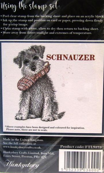 Hunkydory, For the Love of Stamps Schnauzer