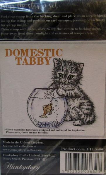 Hunkydory, For the Love of Stamps Domestic Tabby