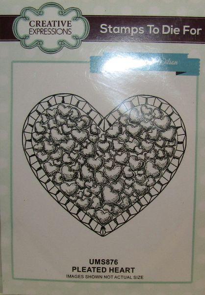 Creative Expressions, Stamp Pleated Heart