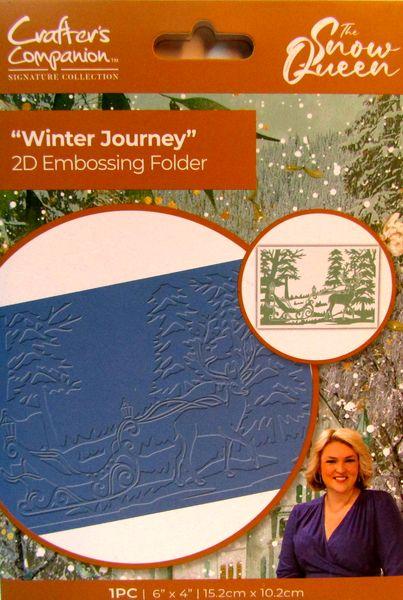 Crafters Companion, 2D Embossingfolder Winter Journey