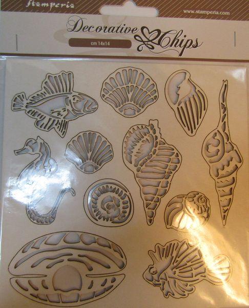 Stamperia, Decorative Chips Seashell