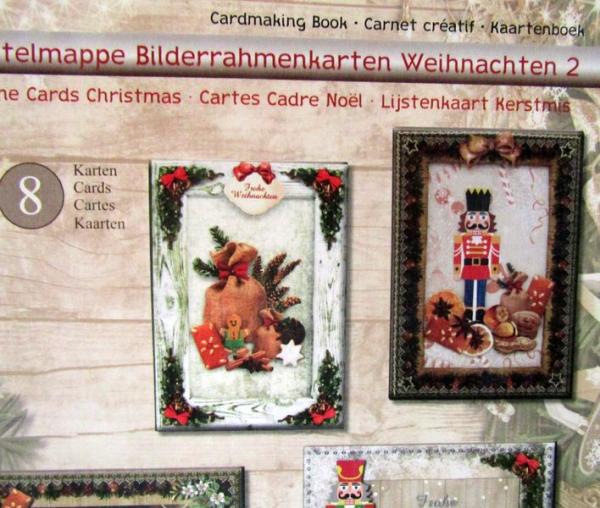 Reddy, Bastelmappe 3D Bilderrahmenkarten Weihnachten 2