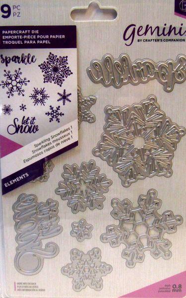 Crafters Companion, Die Sparkling Snowflakes 1